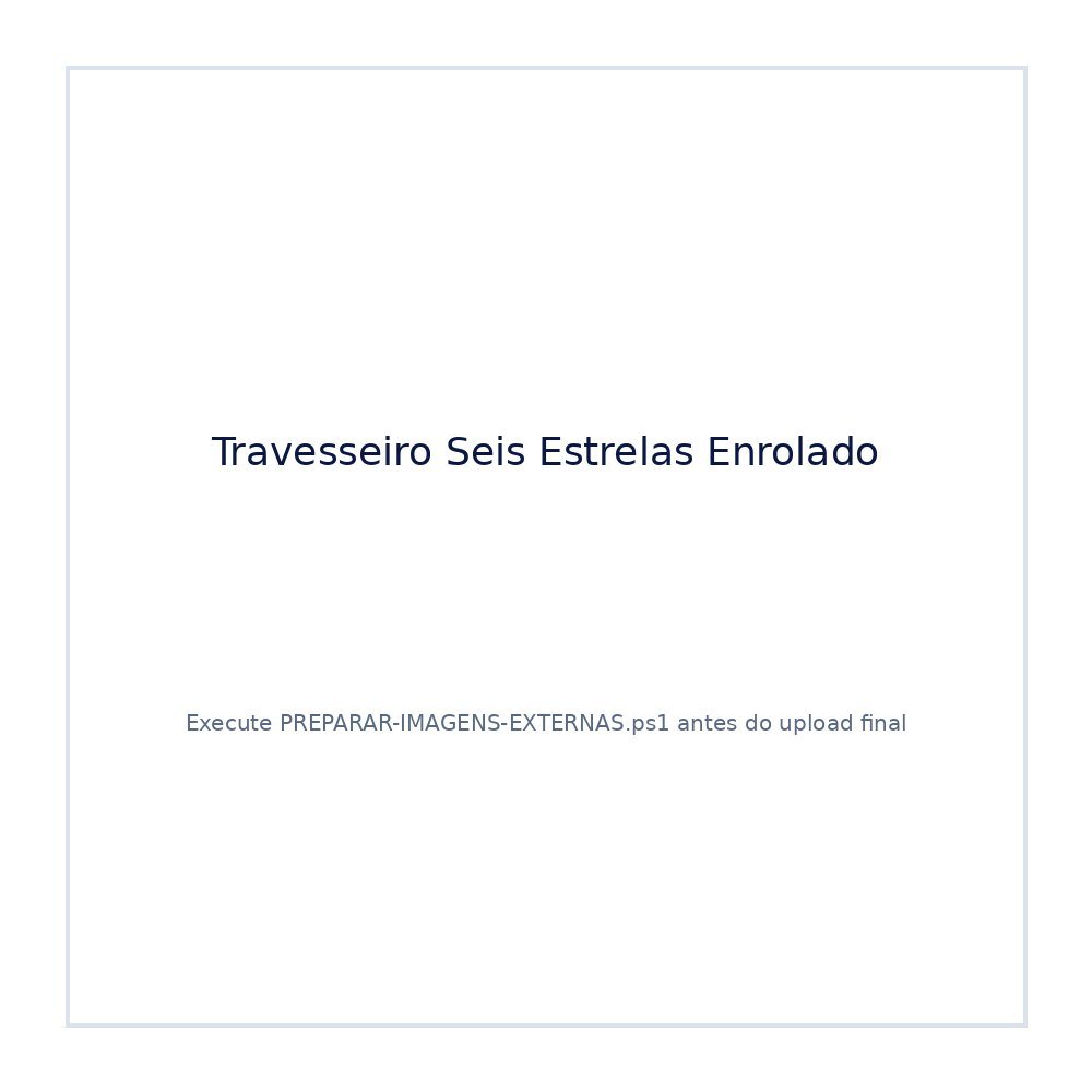Acessório Ortobom Travesseiro Seis Estrelas Enrolado