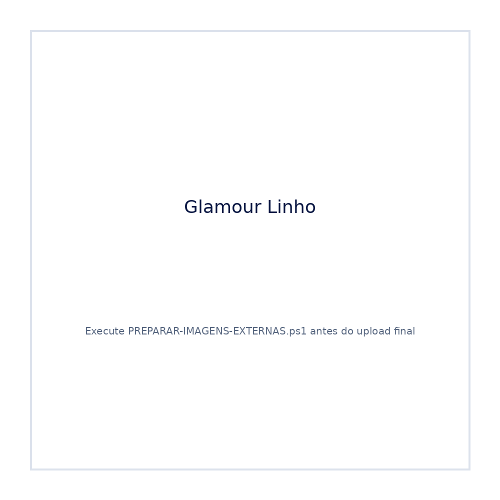 Cabeceira Glamour Linho Solteiro